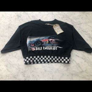 LF Store Vintage Dale Earnhardt Racing Crop Top